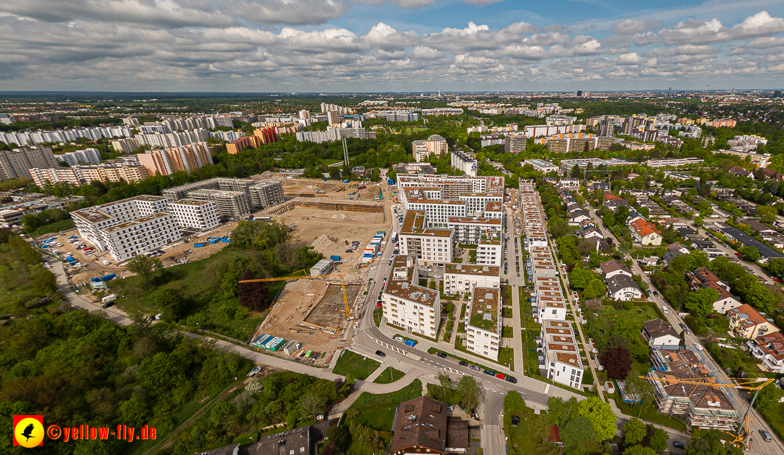 17.05.2023 - Baustelle Alexisquartier und Pandion Verde in Neuperlach